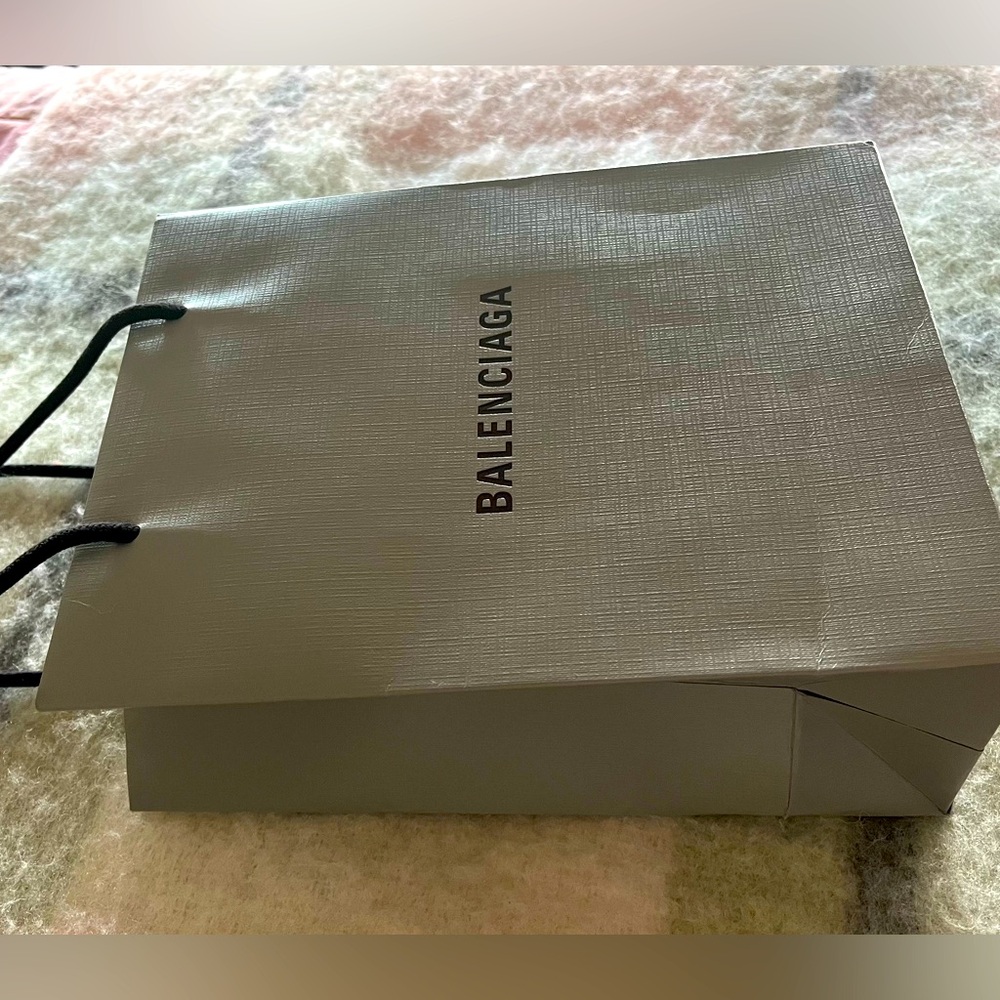 Balenciaga Gray Gift Bag